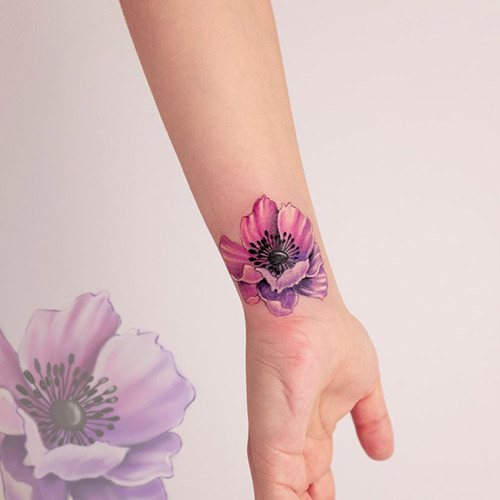 Tattoos on the wrist female meaning. Pictures for girls