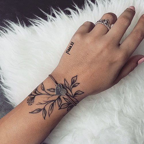 Tattoos on the wrist female with meaning. Pictures for girls