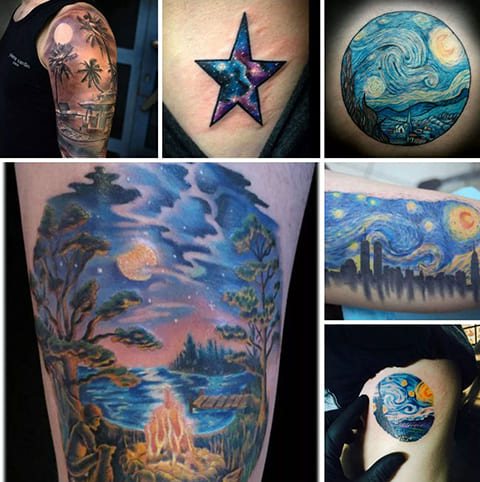 Tattoos of the sky