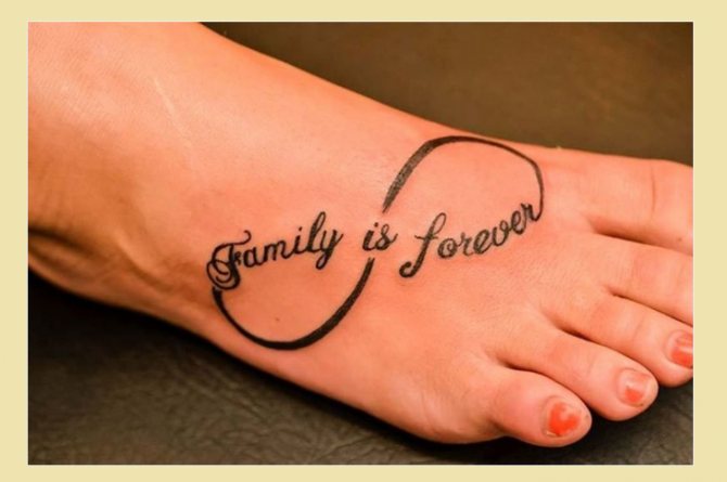 Family Tattoos on Feet