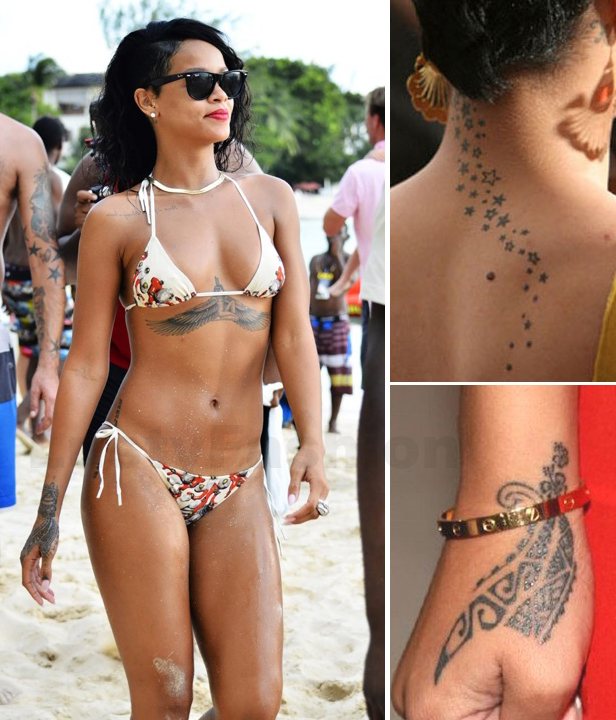 Rihanna tatuaggi