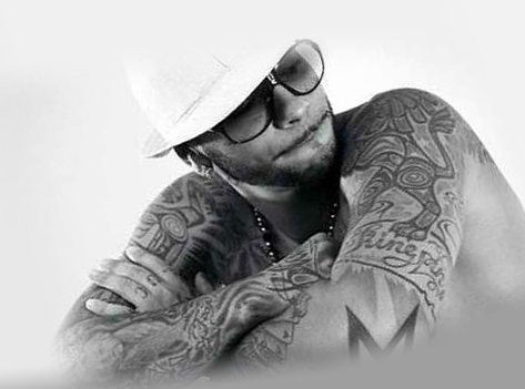 Tattoos of Timati on arms