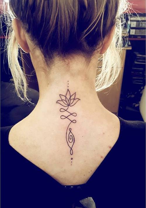 UNALOME tattoo: meaning, photo and sketches for women