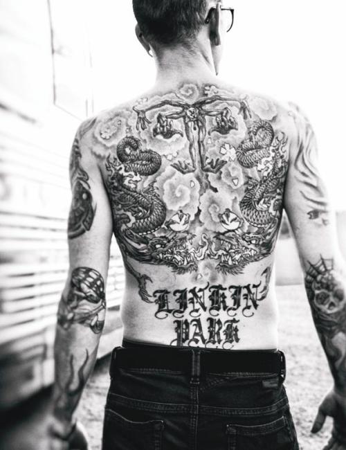 Linkin Park singer tattoos