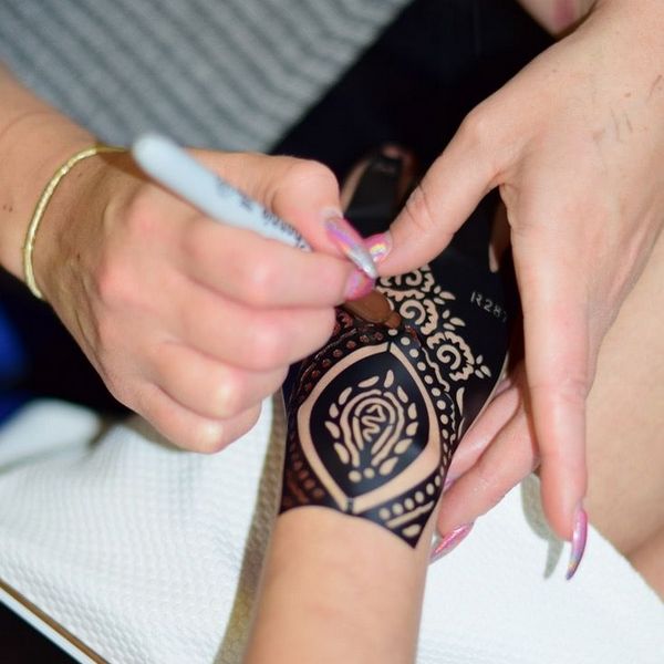 stencil for painting henna