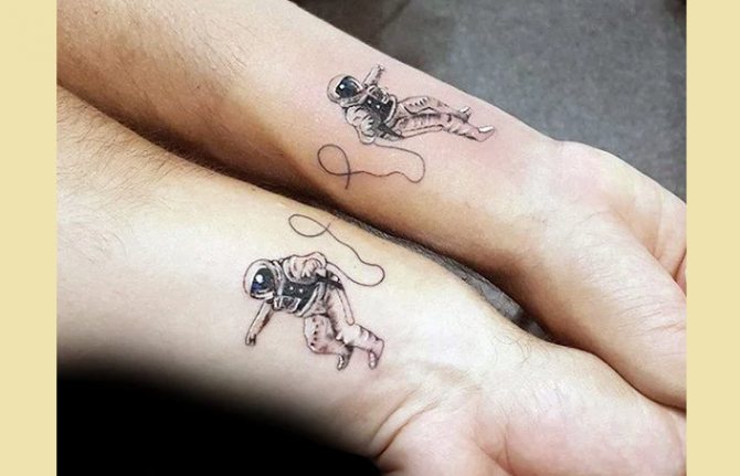 Toccante tatuaggio di famiglia