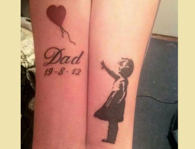 Tatuaggi di famiglia toccanti