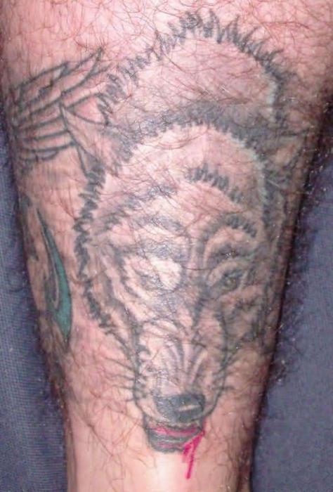 prison meaning of wolf tattoo