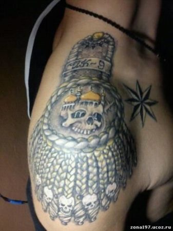 prison tattoos, epaulettes