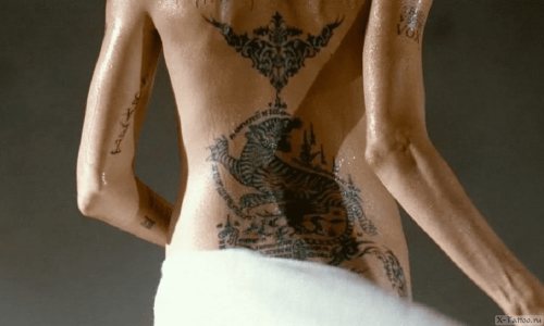 Inspiration: Tattoo of Angelina Jolie