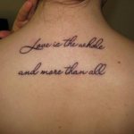 Believe in Yourself Tattoo in English. Best tattoo inscriptions in English with translation
