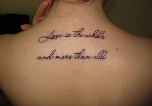 Believe in yourself tattoo in English. Best tattoo inscriptions in English with translations
