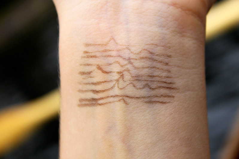 Waves tattoo on the wrist