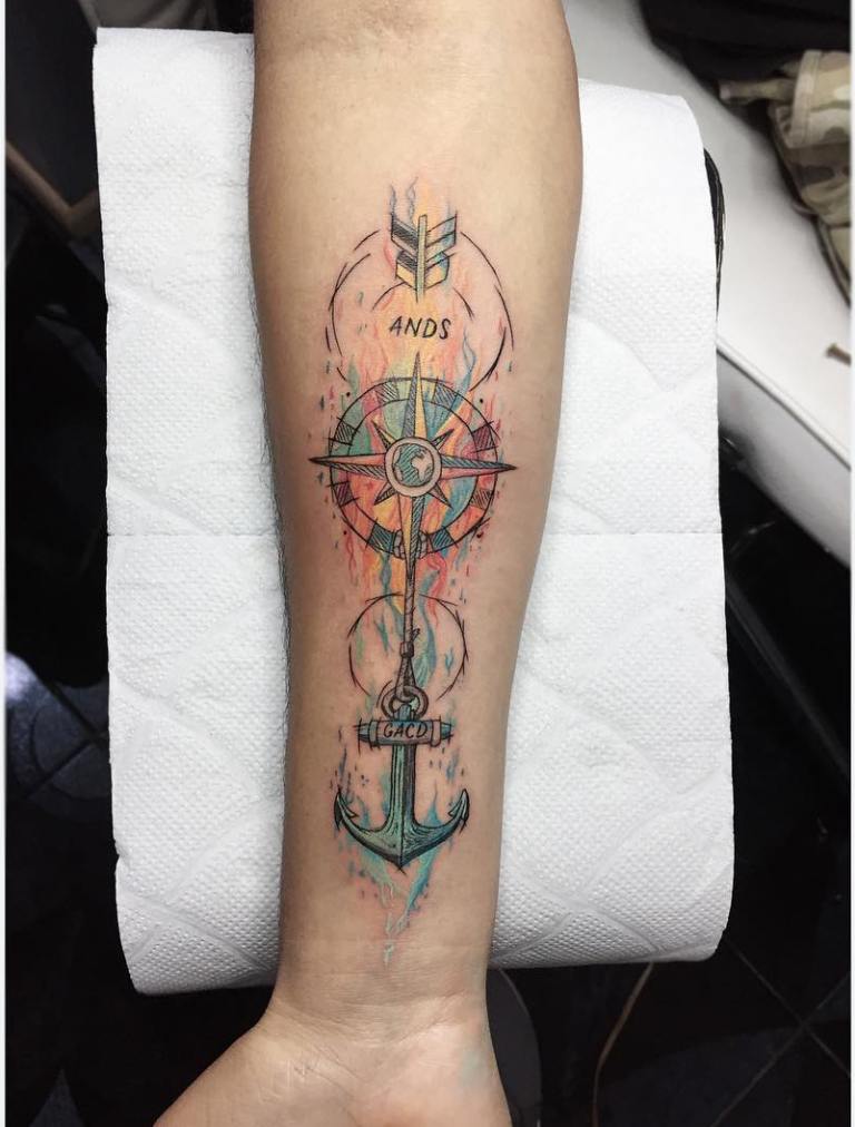 Anchor tattoo meaning in women