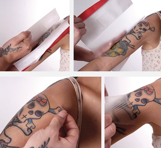 Healing film for tattoos. Instruction how to use, what to buy, tattoo care