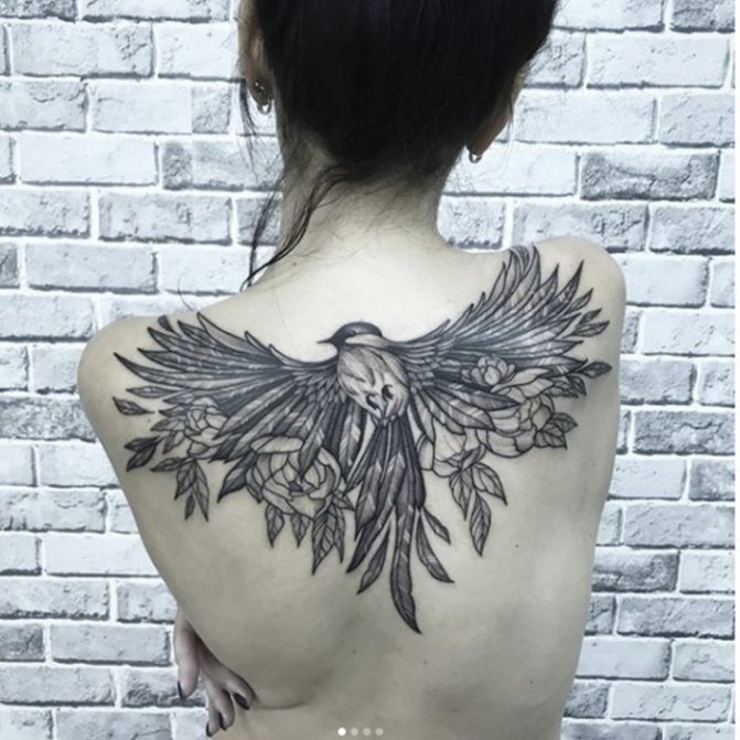 Meaning of the tattoo of a bird