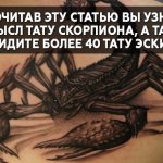 meaning of tattoo scorpion