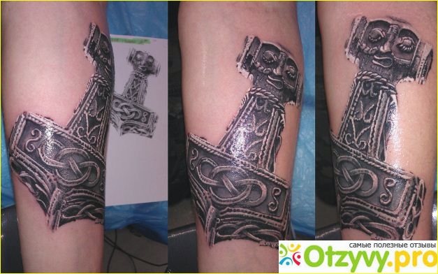 The meaning of the tattoo Hammer Mjollnir.
