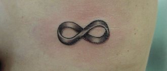 Infinity sign