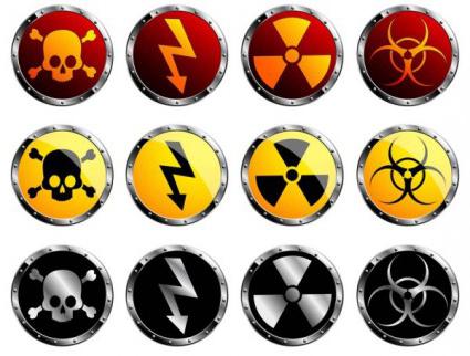 radiation sign in pictures