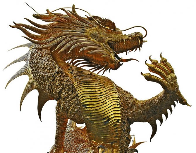 Golden dragon by feng shui